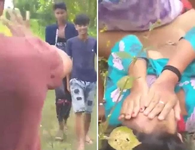 AVでもなんでもない、10代の少女の輪姦ビデオが出回る。男7人で泣いてる少女を…