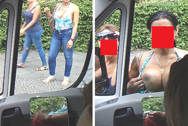 【神動画】車でオ○ニーしてた男。そこに現れた2人の女がとんでもない変態で…